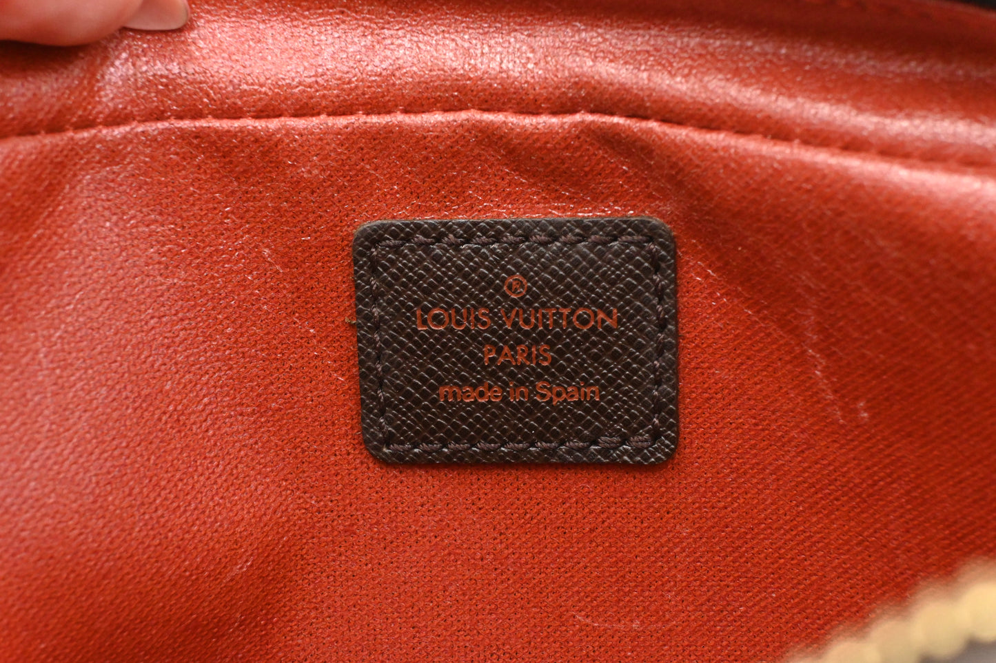 Louis Vuitton Trousse 25 in Damier Ebene Canvas