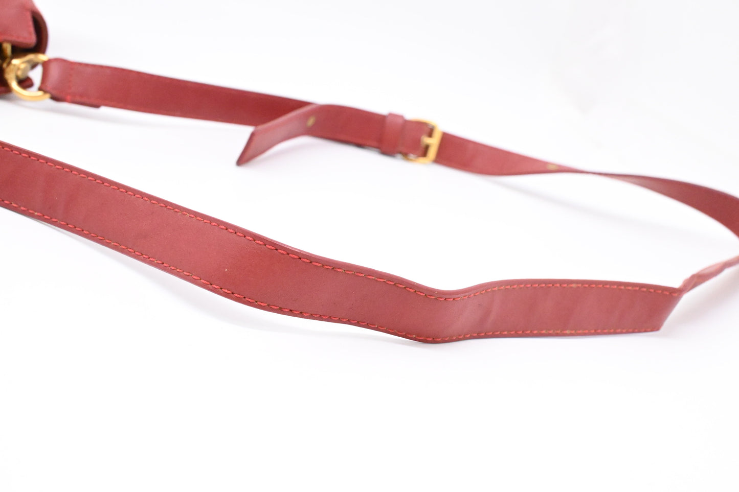 Chloe Crossbody Bag in Red Leather