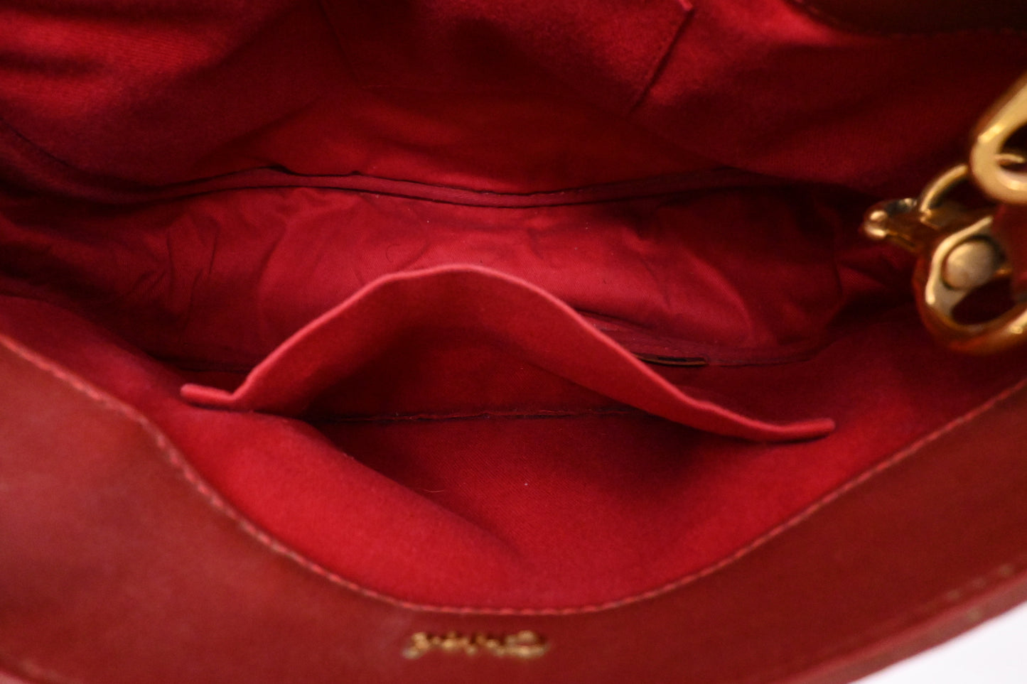 Chloe Crossbody Bag in Red Leather