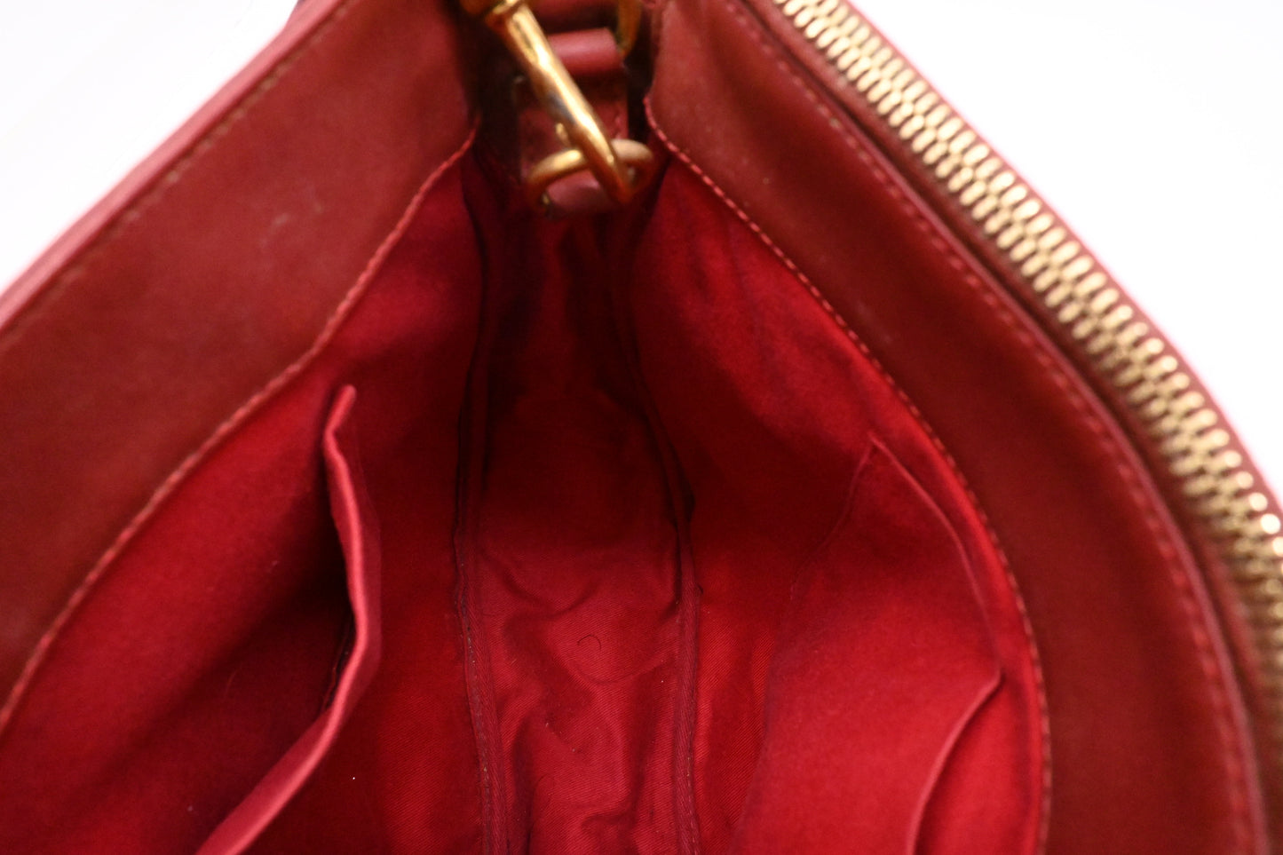Chloe Crossbody Bag in Red Leather