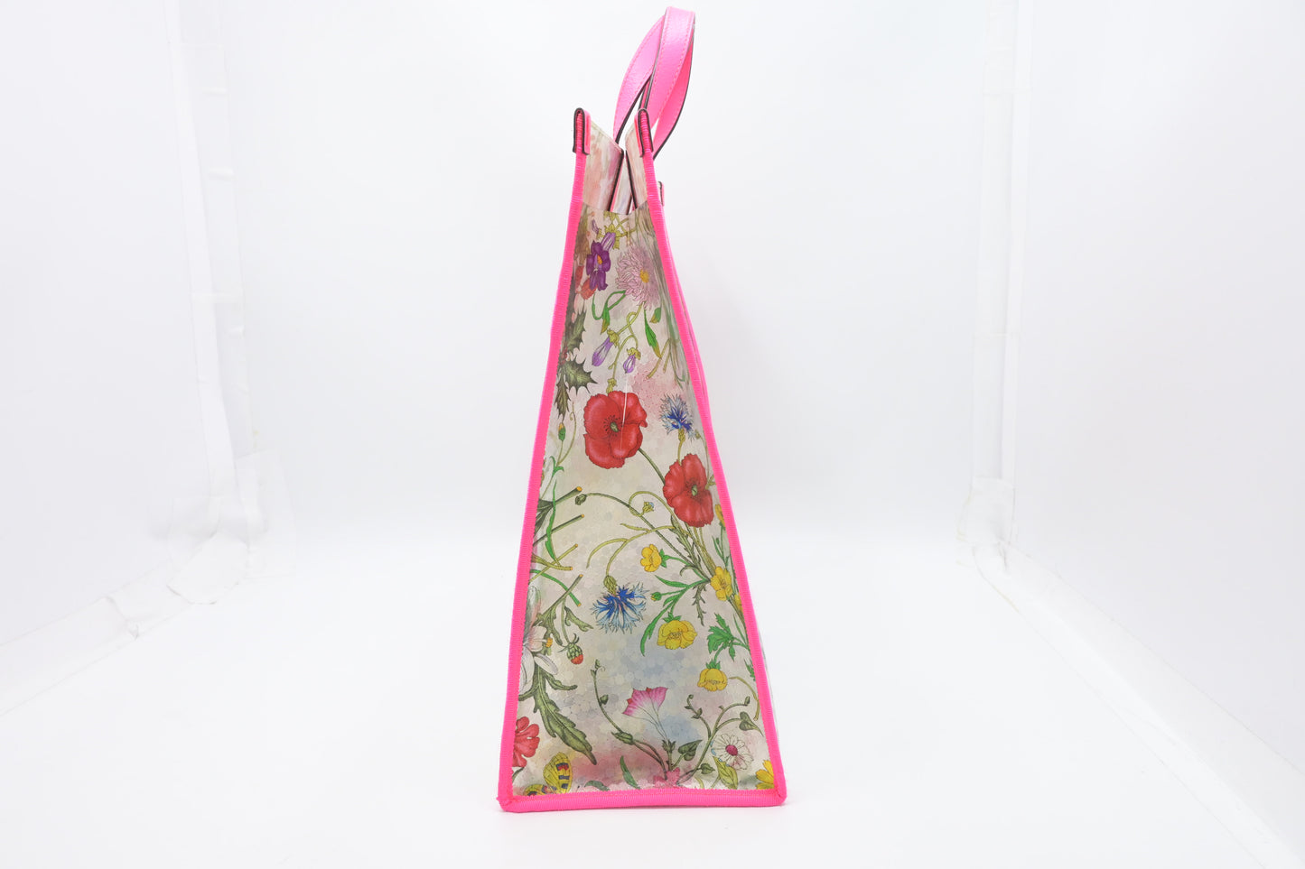 Gucci Tote in Clear Flora Vinyl