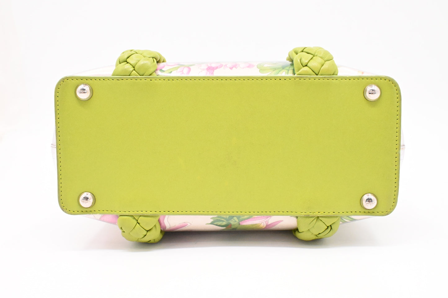 Ferragamo Handbag in Floral Print Coated Canvas