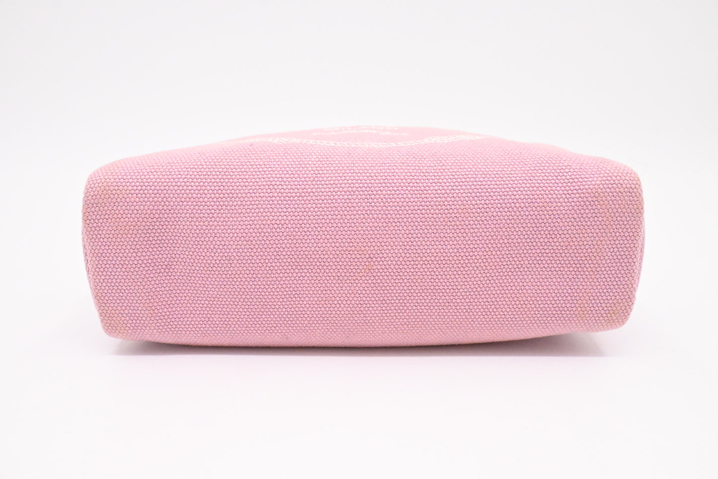 Prada Canapa Zipped Pouch in Pink Canvas