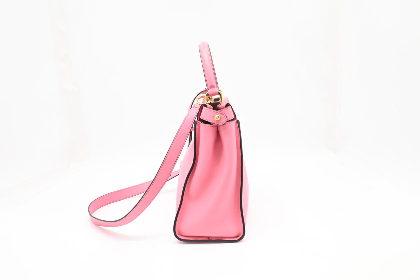 Fendi Medium Peekaboo in Pink Leather