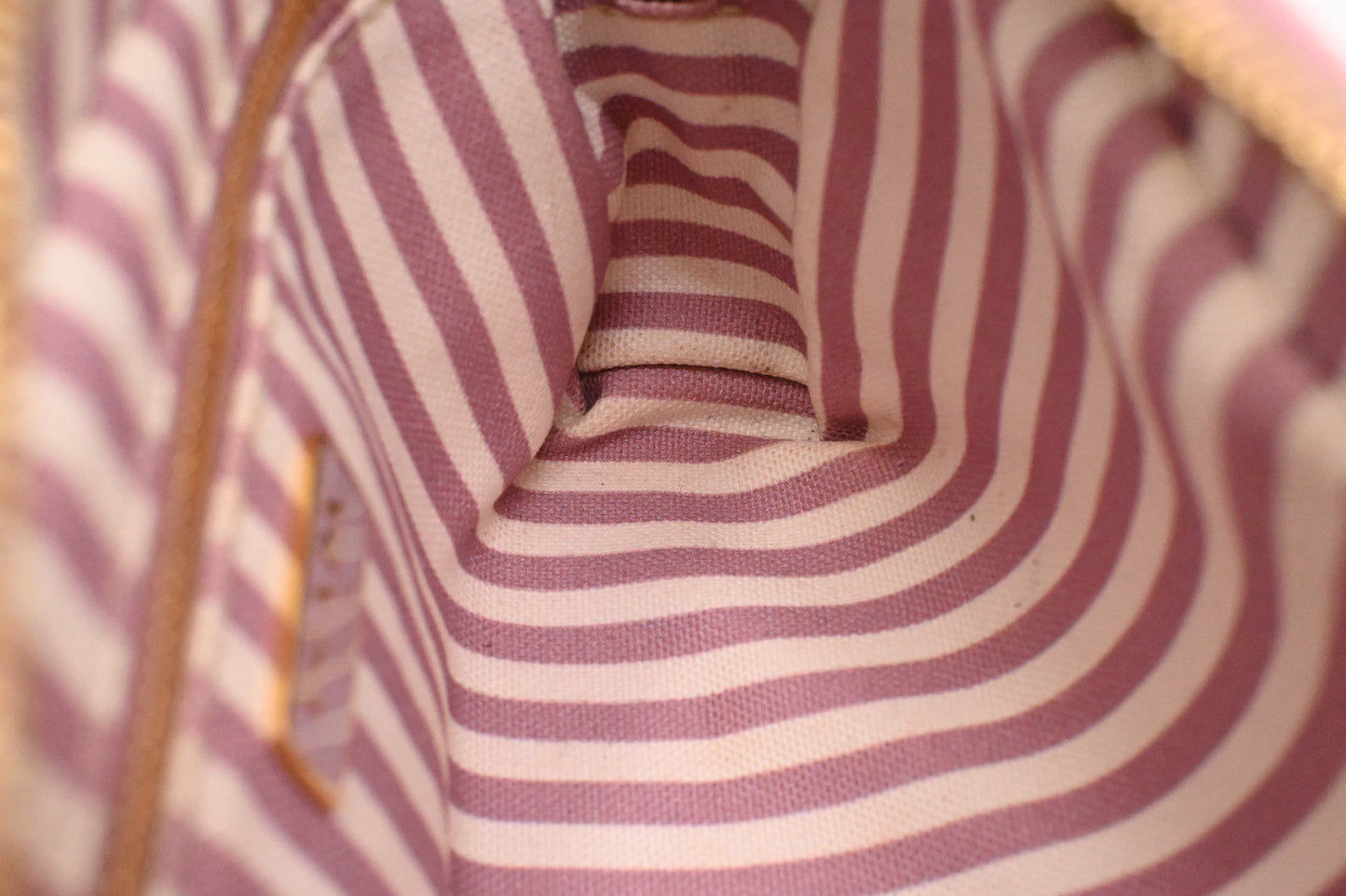 Prada Canapa Zipped Pouch in Pink Canvas