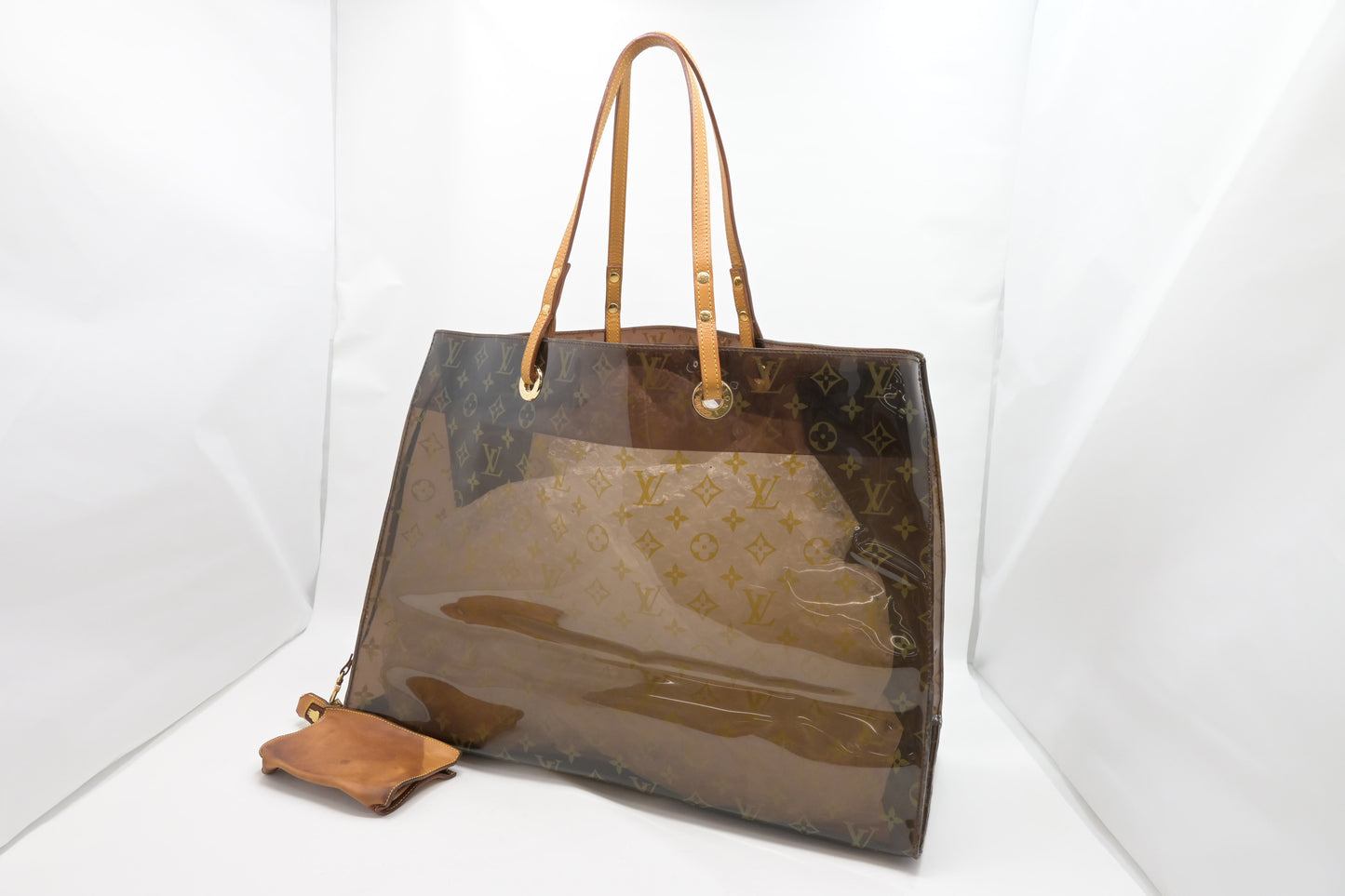 Louis Vuitton Cabas Cruise in Clear Ambre Vinyl