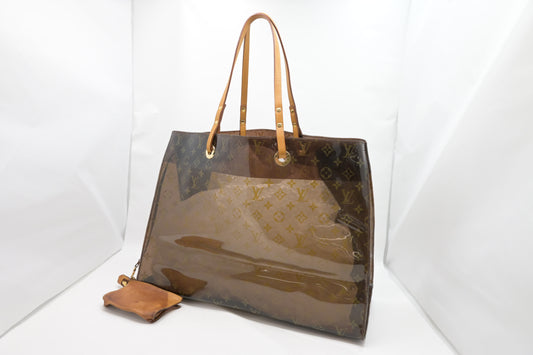 Louis Vuitton Cabas Cruise in Clear Ambre Vinyl