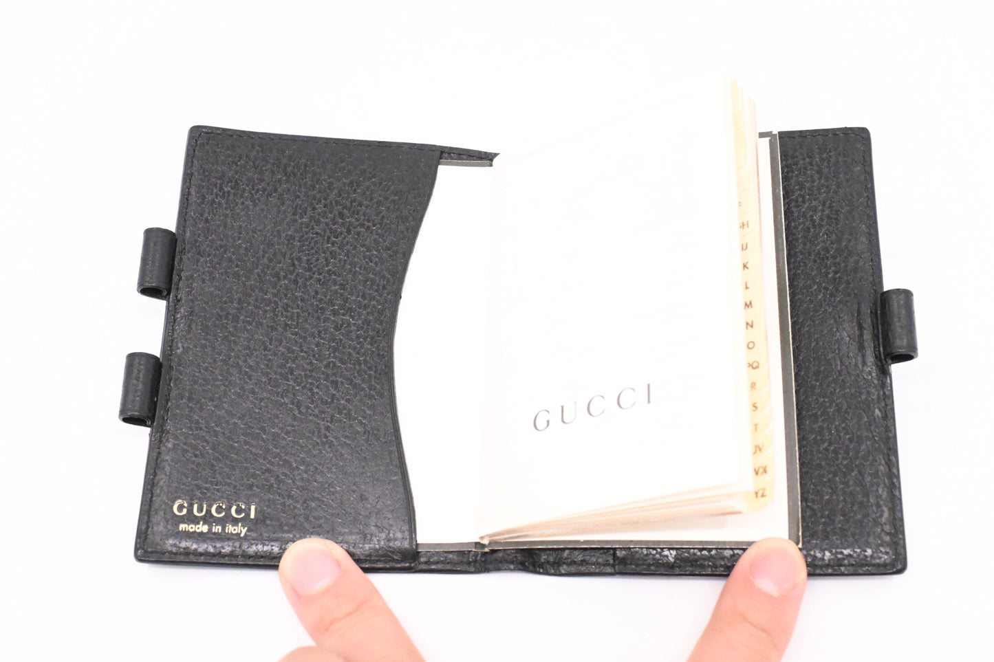 Gucci Agenda in Black Leather