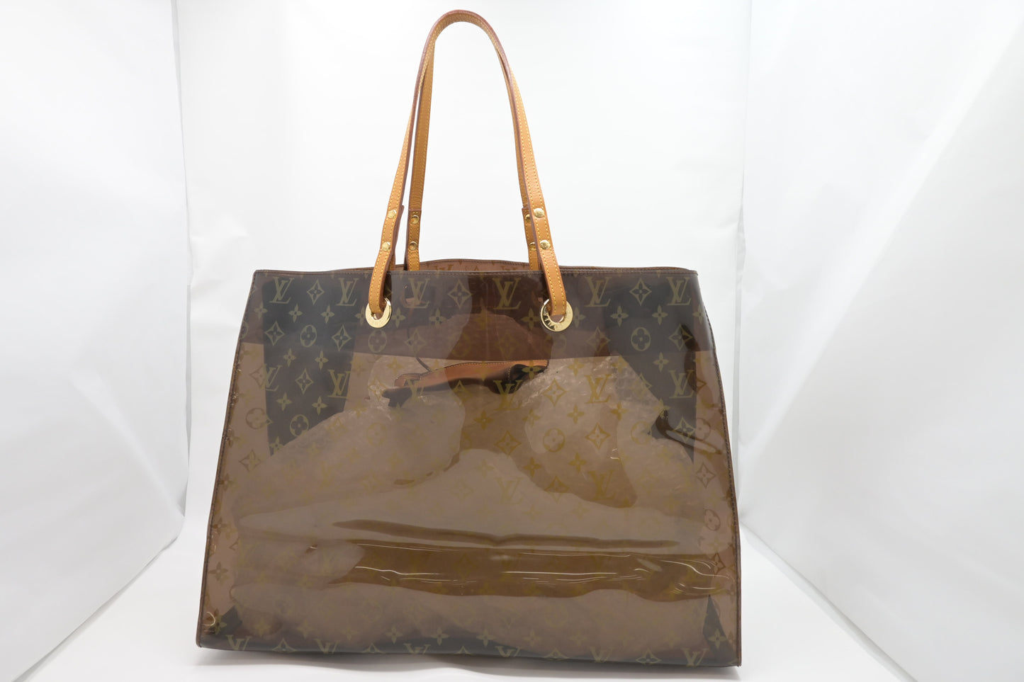 Louis Vuitton Cabas Cruise in Clear Ambre Vinyl