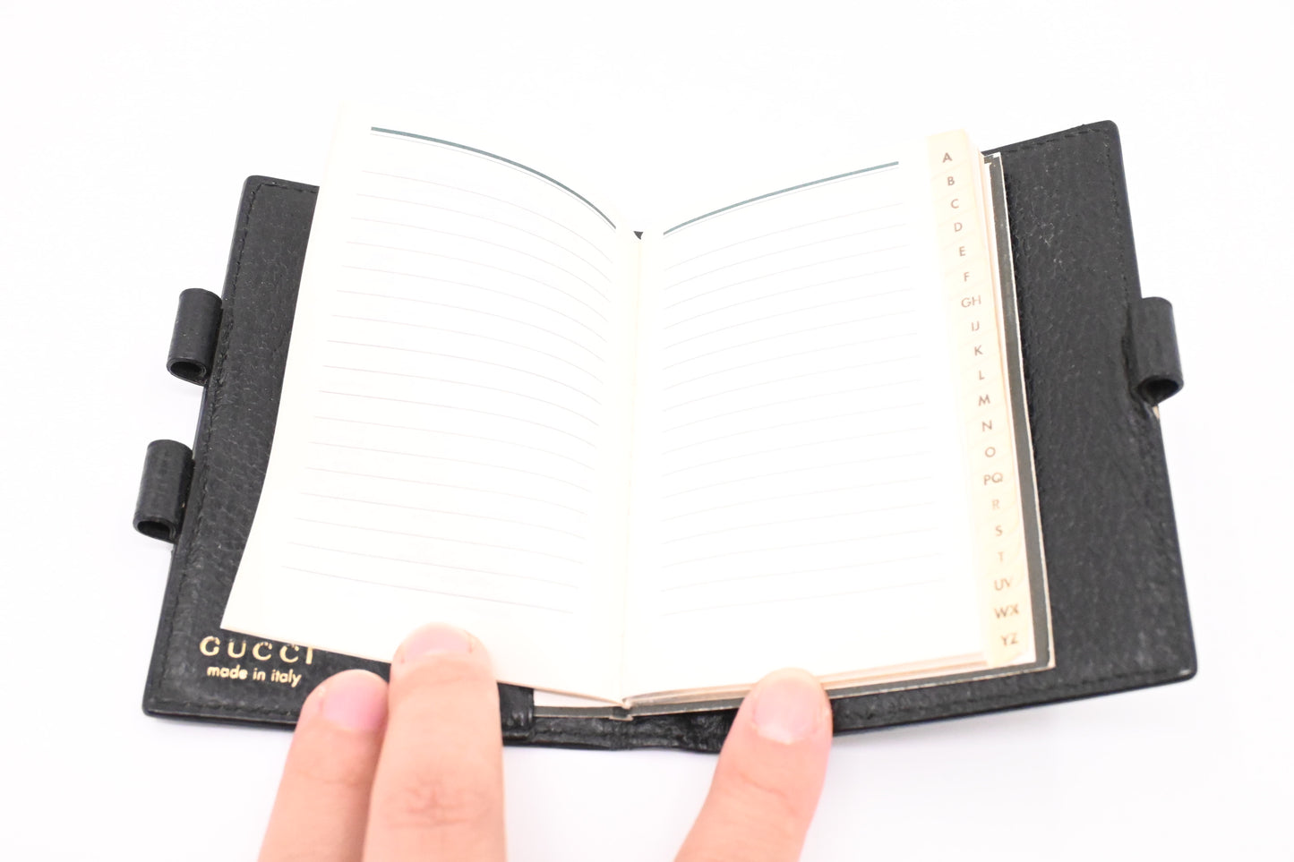 Gucci Agenda in Black Leather