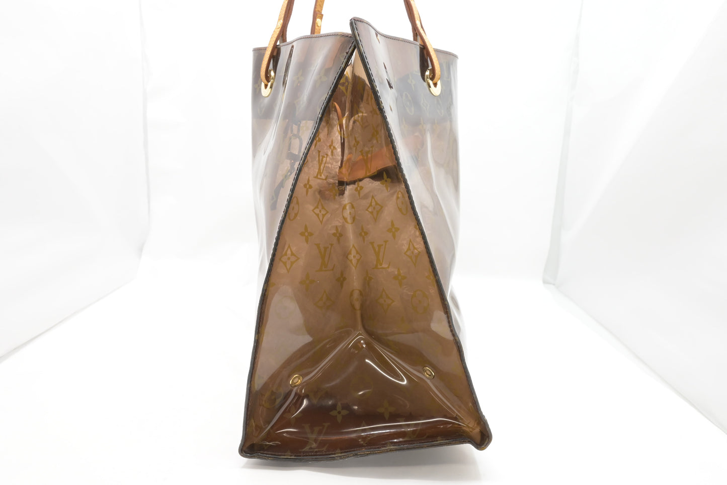 Louis Vuitton Cabas Cruise in Clear Ambre Vinyl