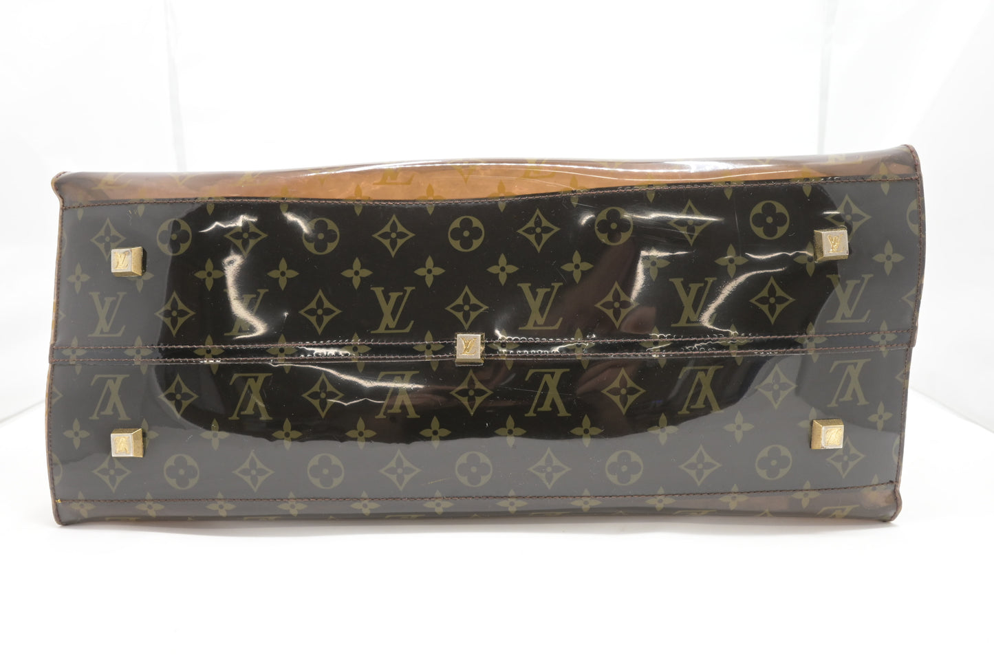 Louis Vuitton Cabas Cruise in Clear Ambre Vinyl