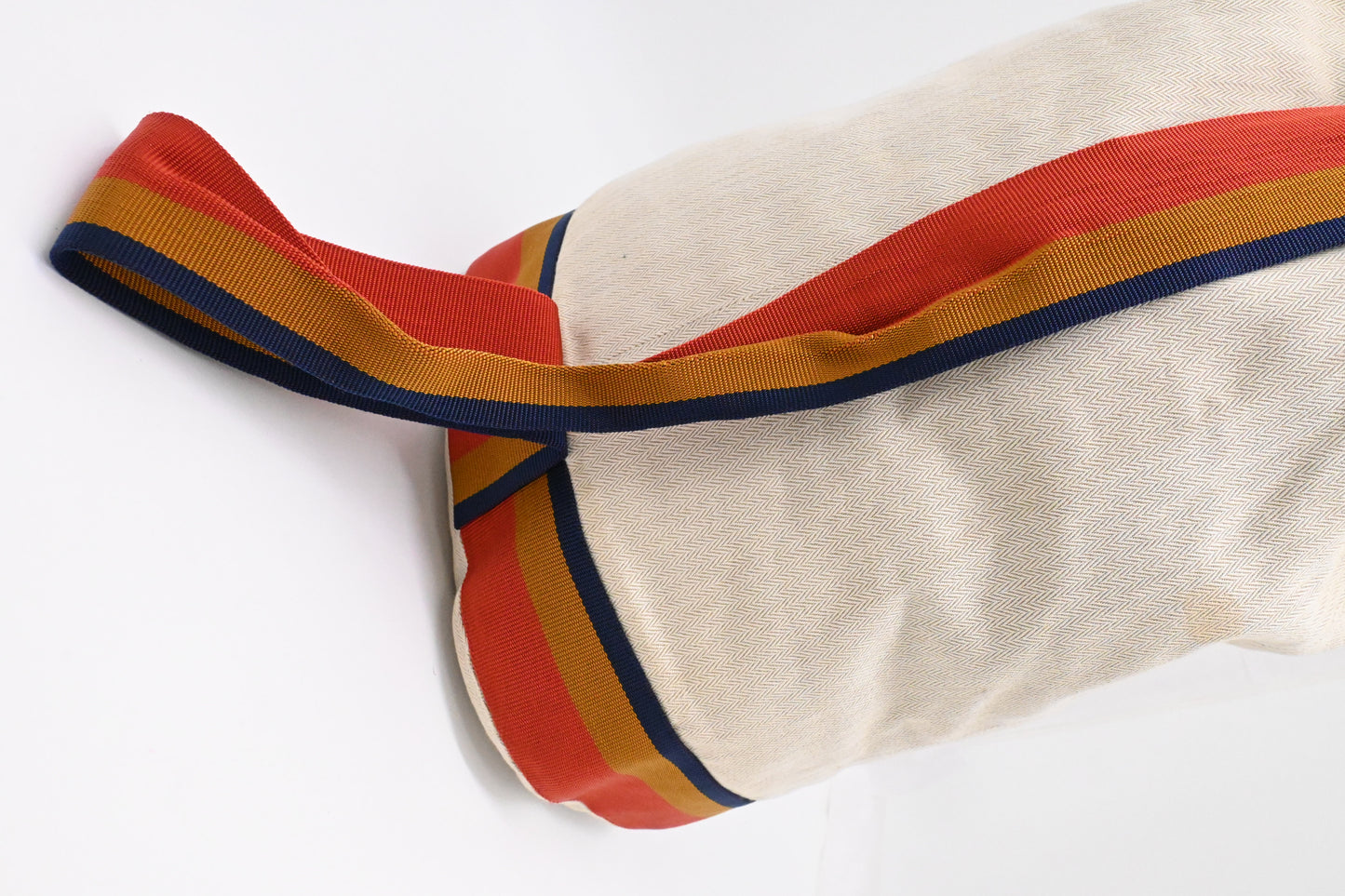 Hermes Cavalier Marine Bag in Beige Canvas