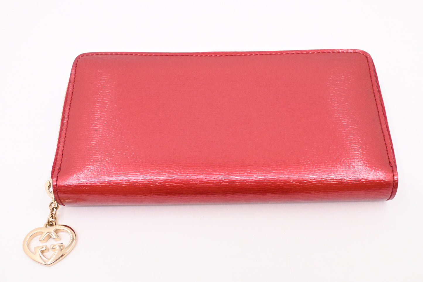 Gucci Long Zippy Wallet in Red Leather