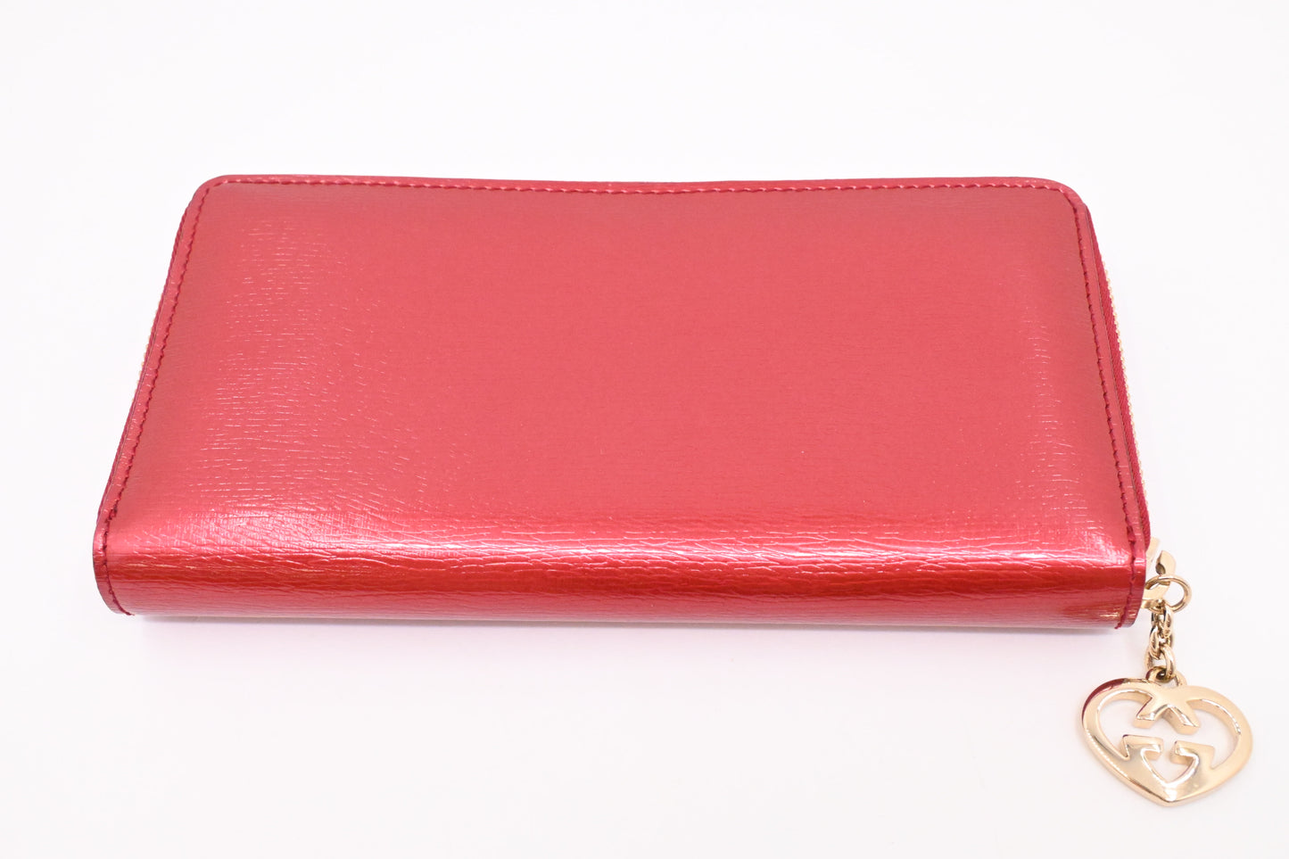 Gucci Long Zippy Wallet in Red Leather