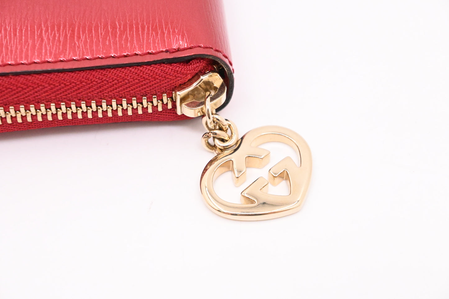 Gucci Long Zippy Wallet in Red Leather