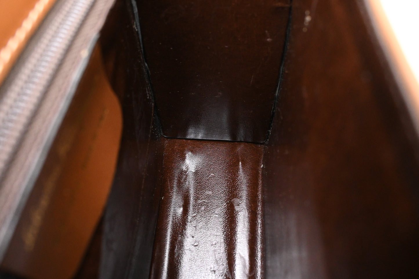 Ferragamo Square Bag in Brown Leather