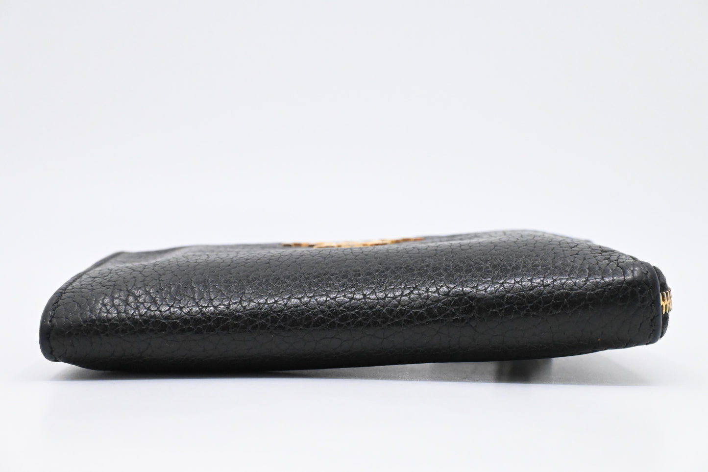 Prada Key Pouch in Black Leather