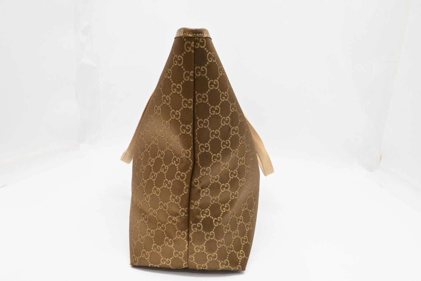 Gucci Large Tote in Brown and Gold GG Canvas