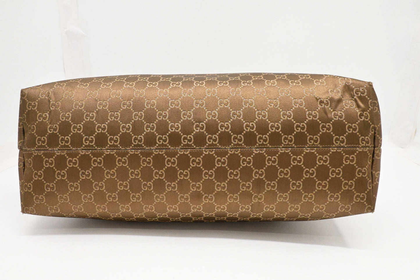 Gucci Large Tote in Brown and Gold GG Canvas