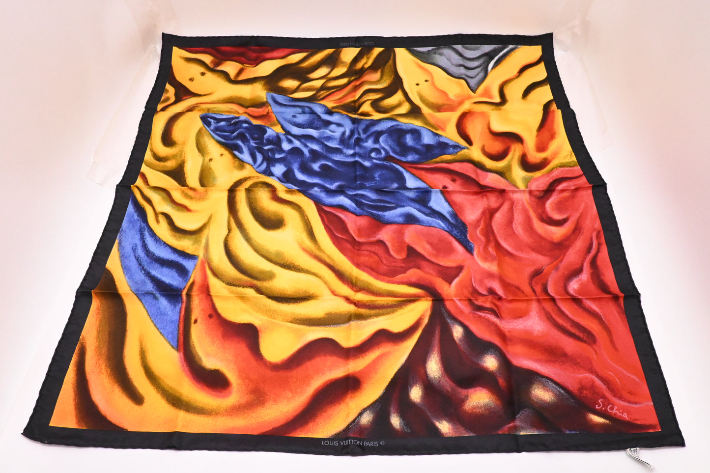 Louis Vuitton x Sandro Chia Scarf in Multicolor Silk