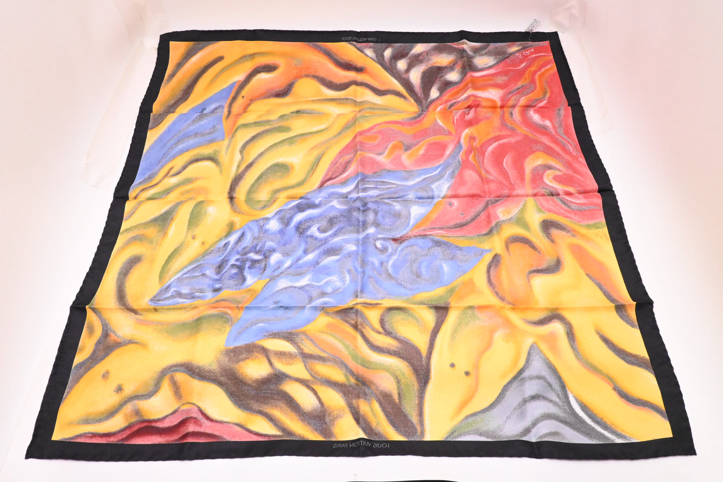 Louis Vuitton x Sandro Chia Scarf in Multicolor Silk