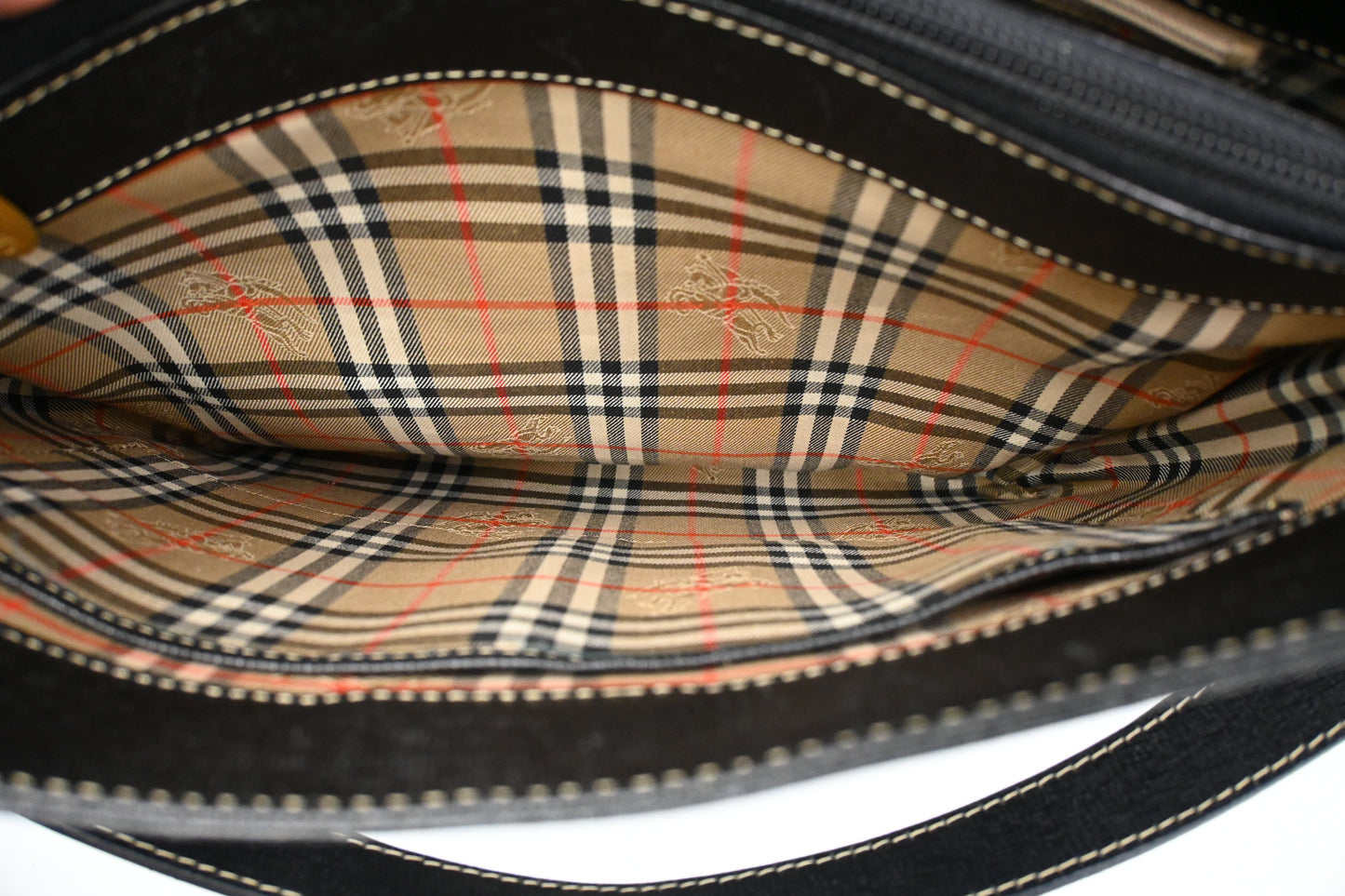 Burberry Shoulder Bag in Black Leather