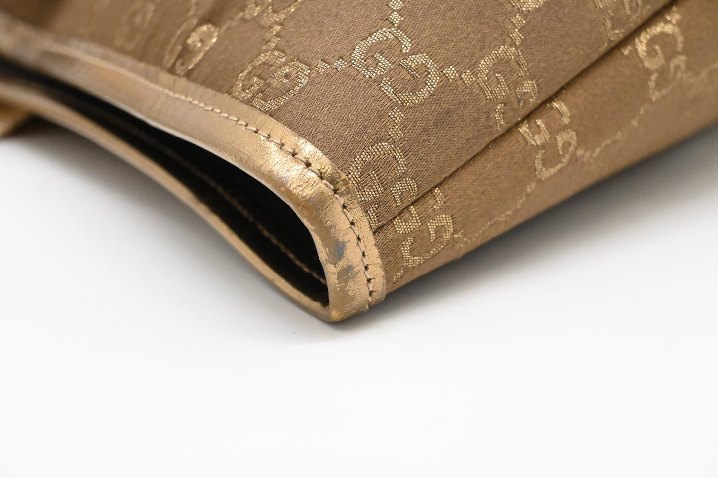 Gucci Large Tote in Brown and Gold GG Canvas