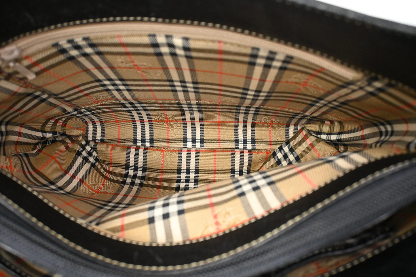 Burberry Shoulder Bag in Black Leather