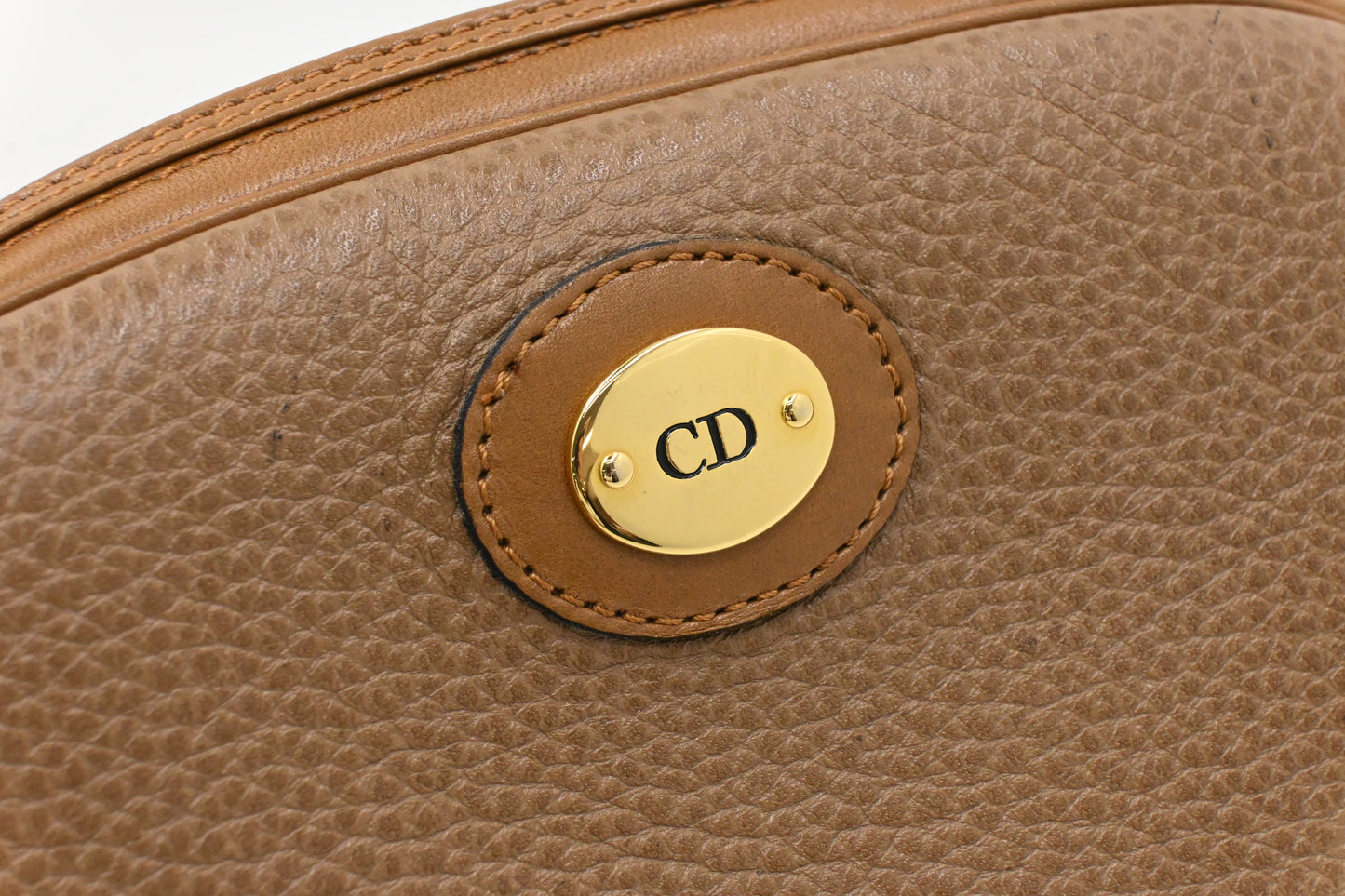 Dior Crossbody Bag in Brown Leather