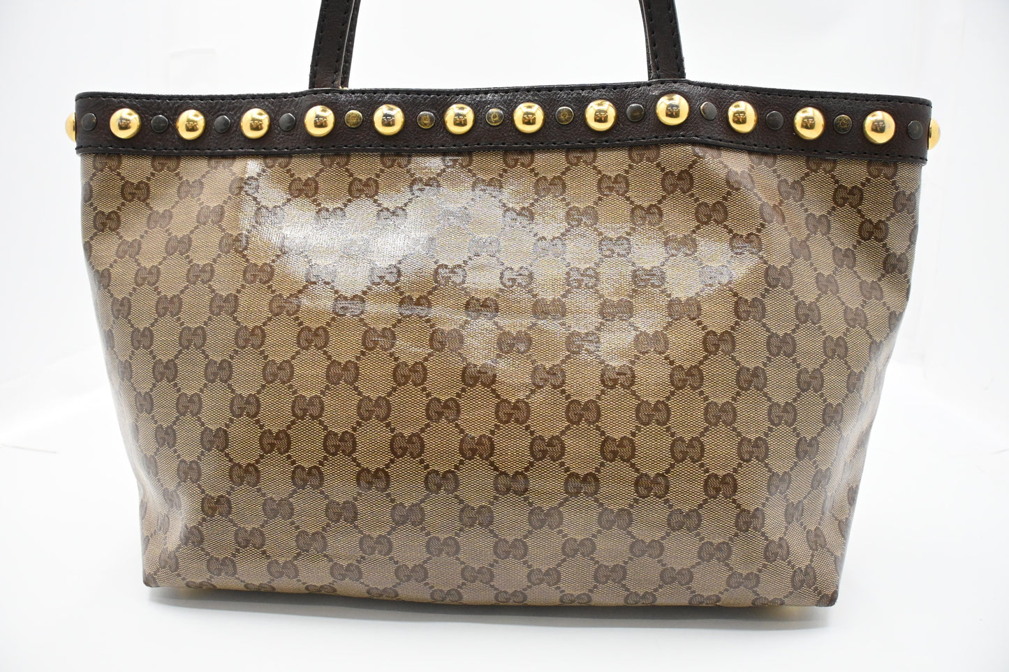 Gucci Tote in Beige Crystal GG Canvas