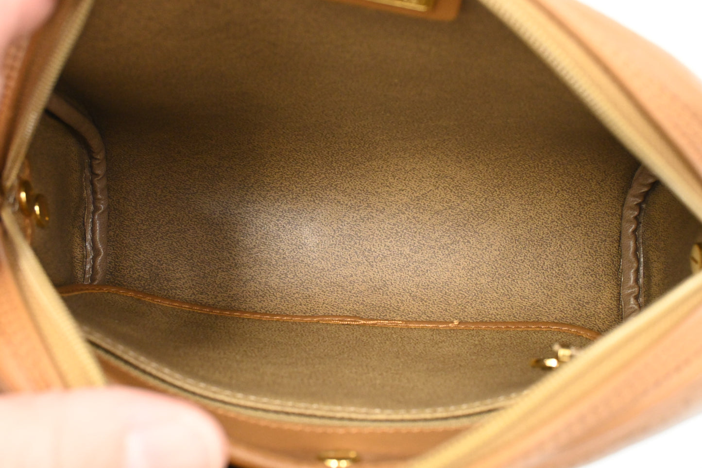 Dior Crossbody Bag in Brown Leather