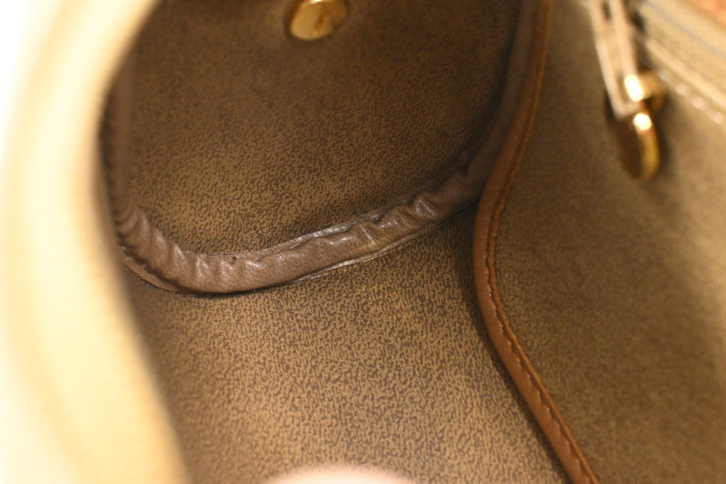 Dior Crossbody Bag in Brown Leather