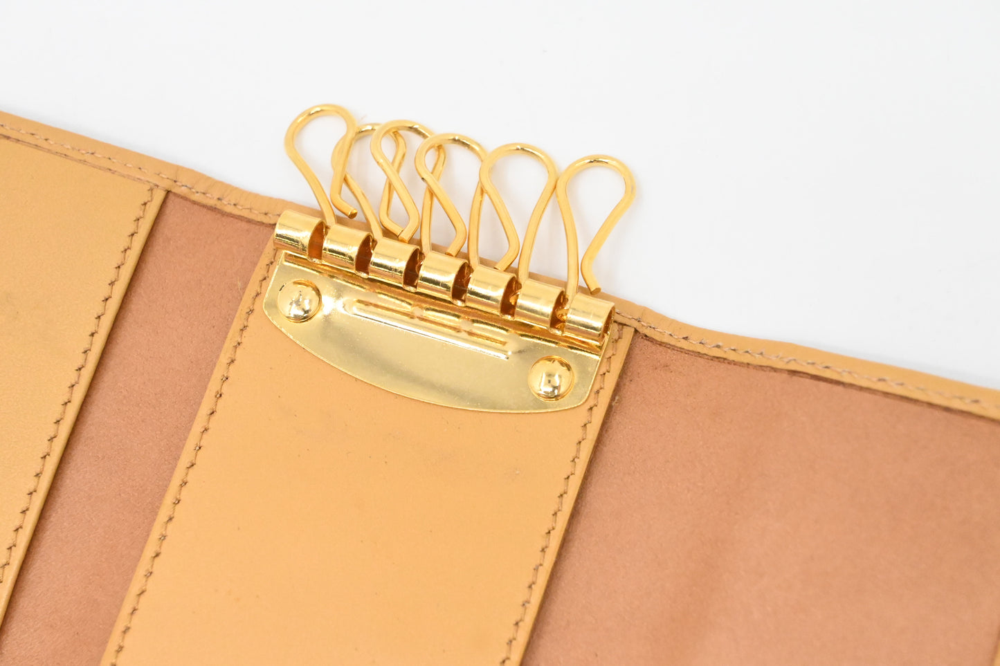 Celine Key Case 6 in Macadams Canvas