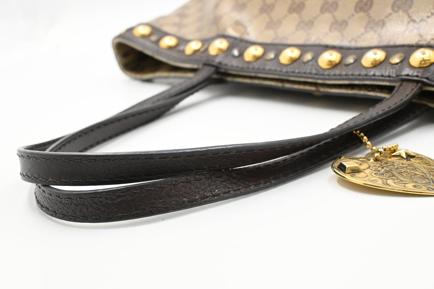 Gucci Tote in Beige Crystal GG Canvas