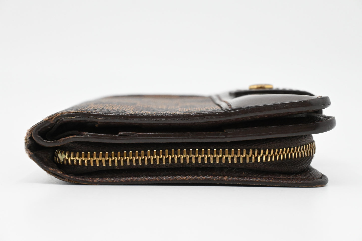 Louis Vuitton Compact Wallet in Damier Ebene Canvas