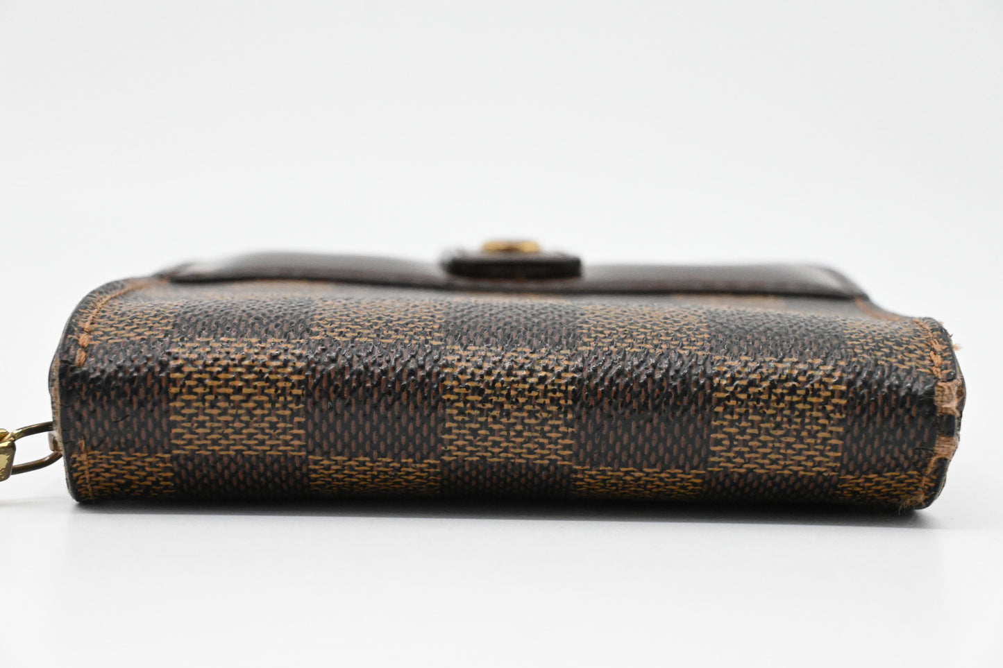 Louis Vuitton Compact Wallet in Damier Ebene Canvas