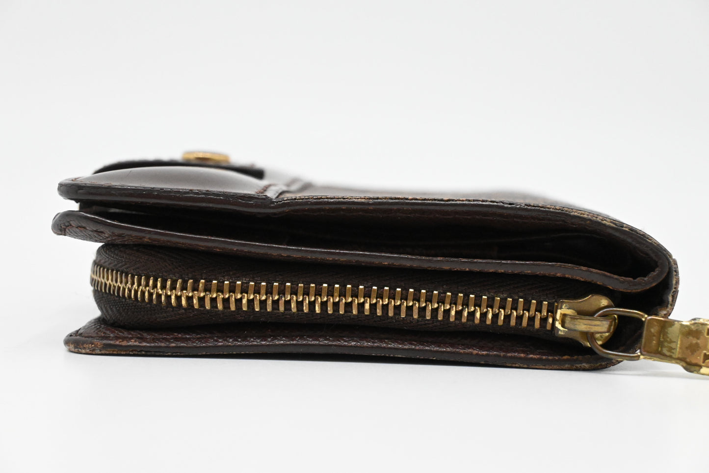 Louis Vuitton Compact Wallet in Damier Ebene Canvas