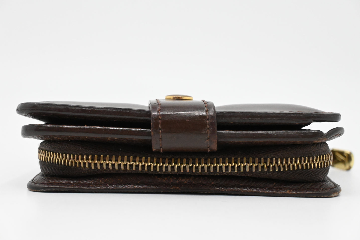 Louis Vuitton Compact Wallet in Damier Ebene Canvas