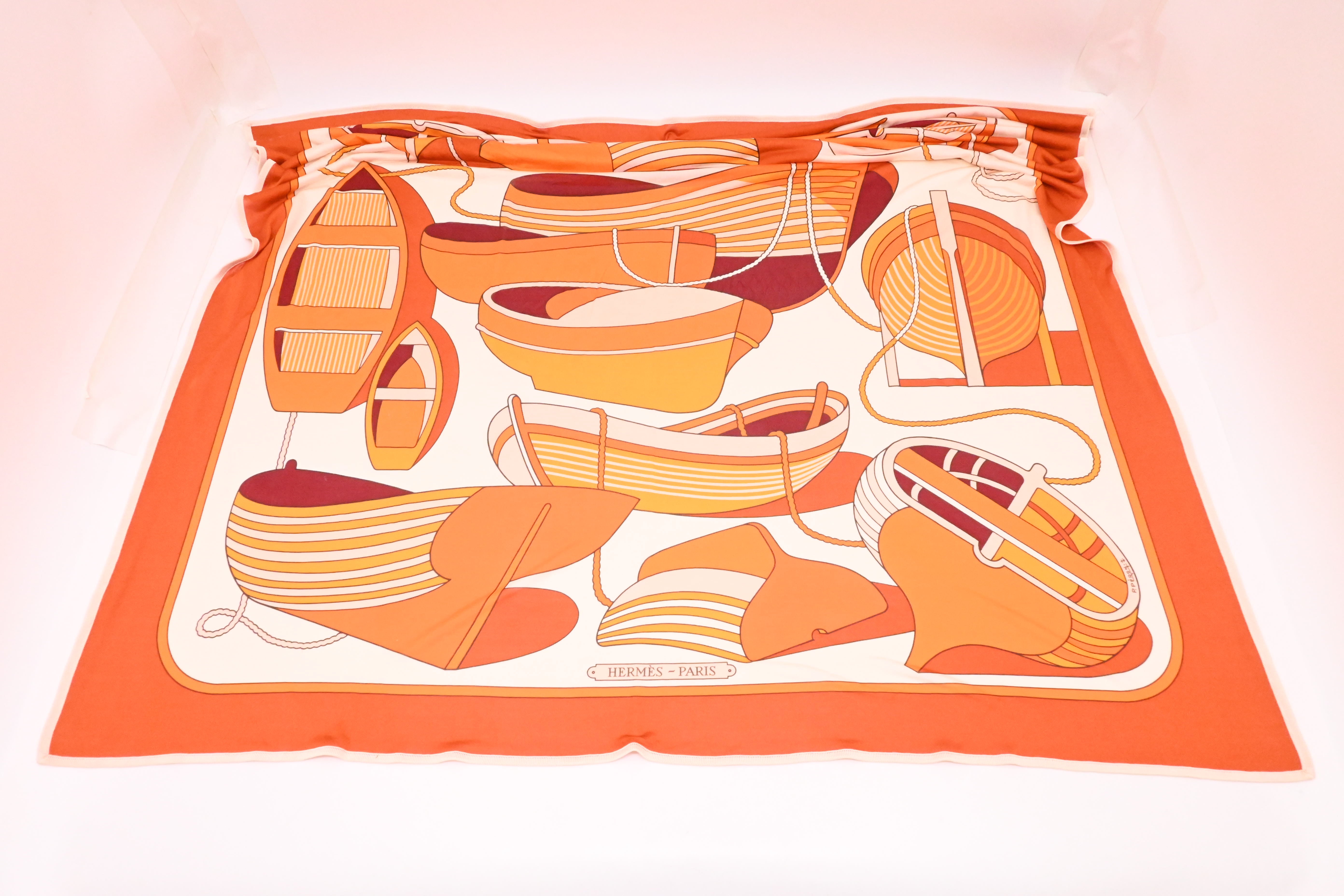 Hermes Eperon D'or Carre 90 in Orange Silk – Weekly Lux Drop