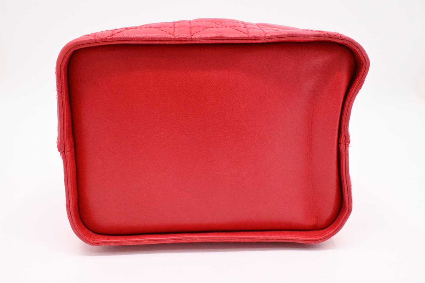 Dior Vanity Bag in Red Cannage Leather