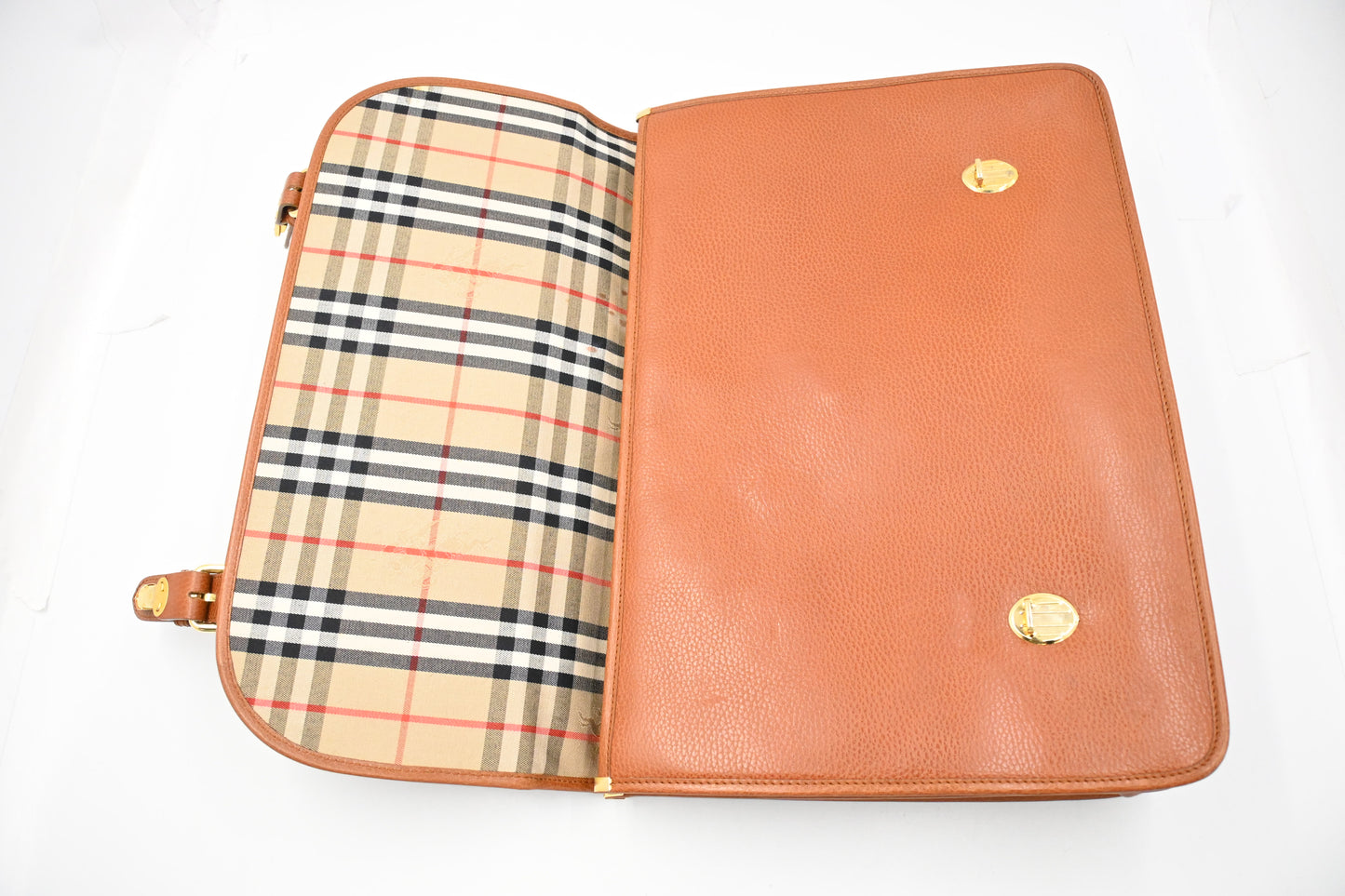 Burberry Briefcase in Brown Leather