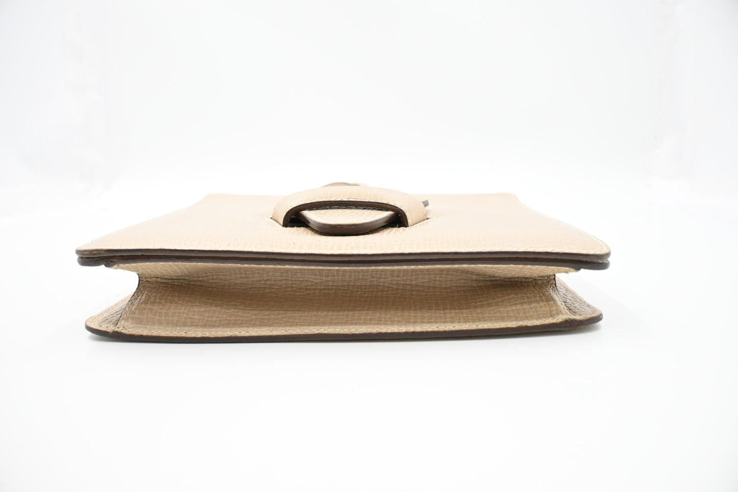 Loewe Top Handle Handbag in Beige Leather