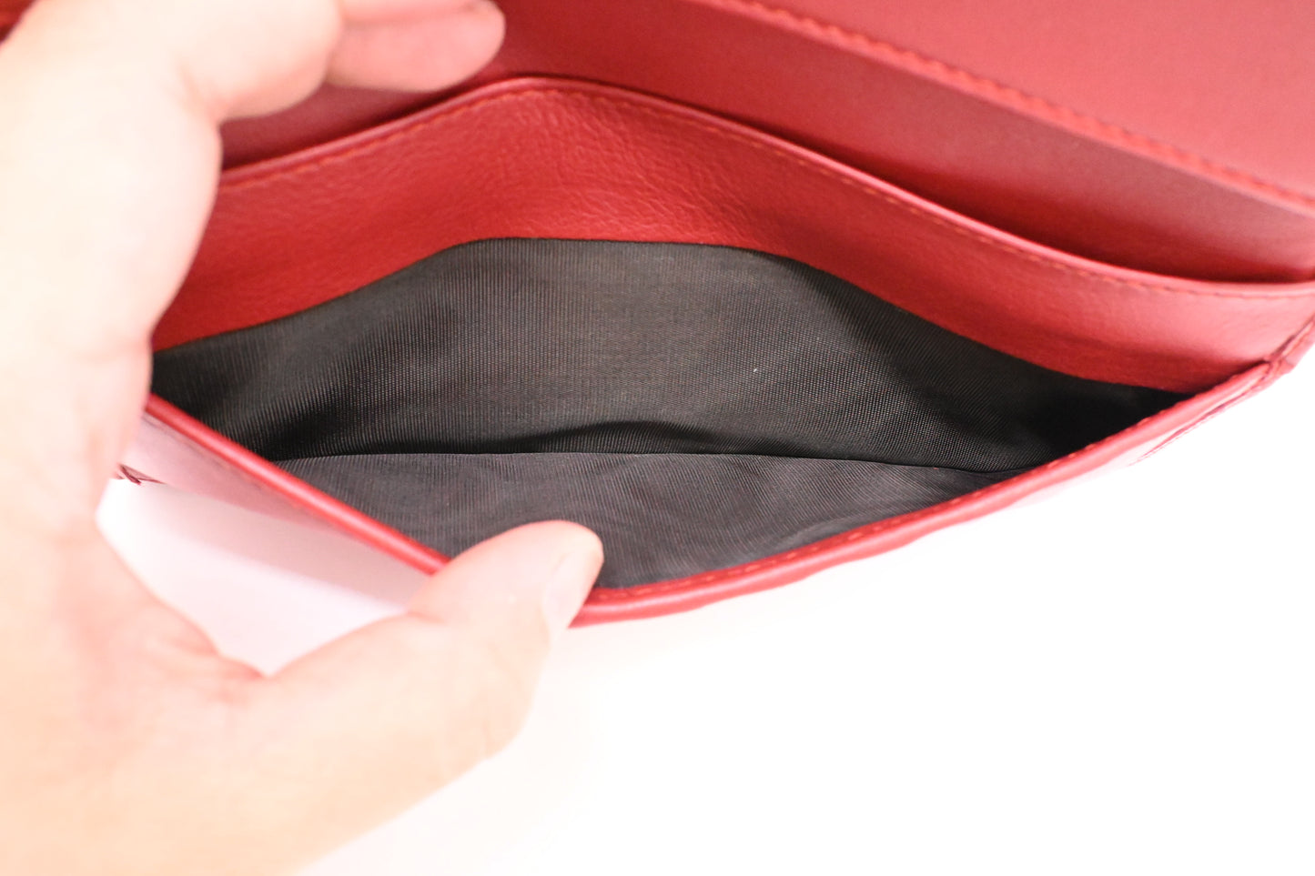 Gucci Wallet in Red Micro Guccissima Patent Leather