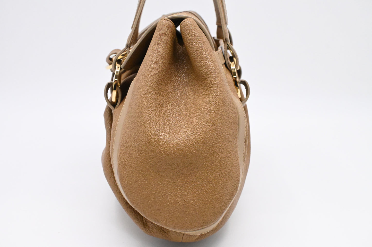 Bvlgari Handbag in Tan Leather
