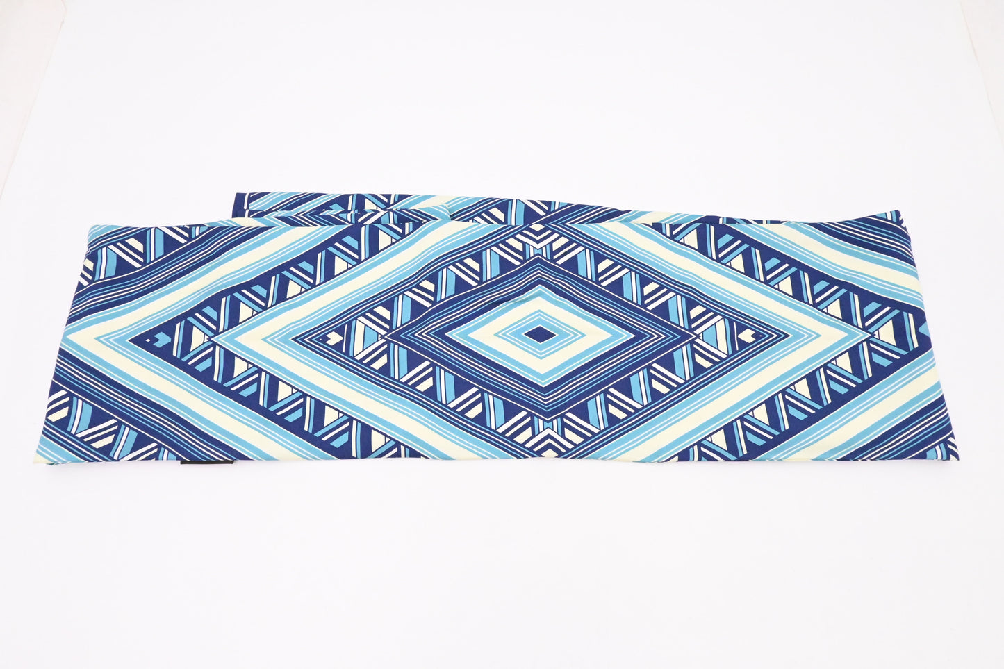 Louis Vuitton Scarf in Blue Chevron Silk