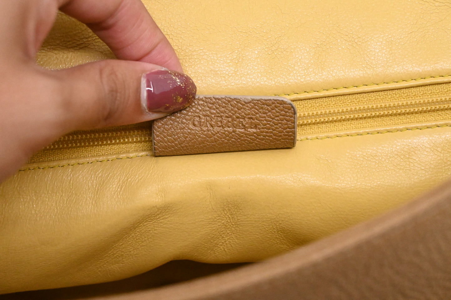 Bvlgari Handbag in Tan Leather