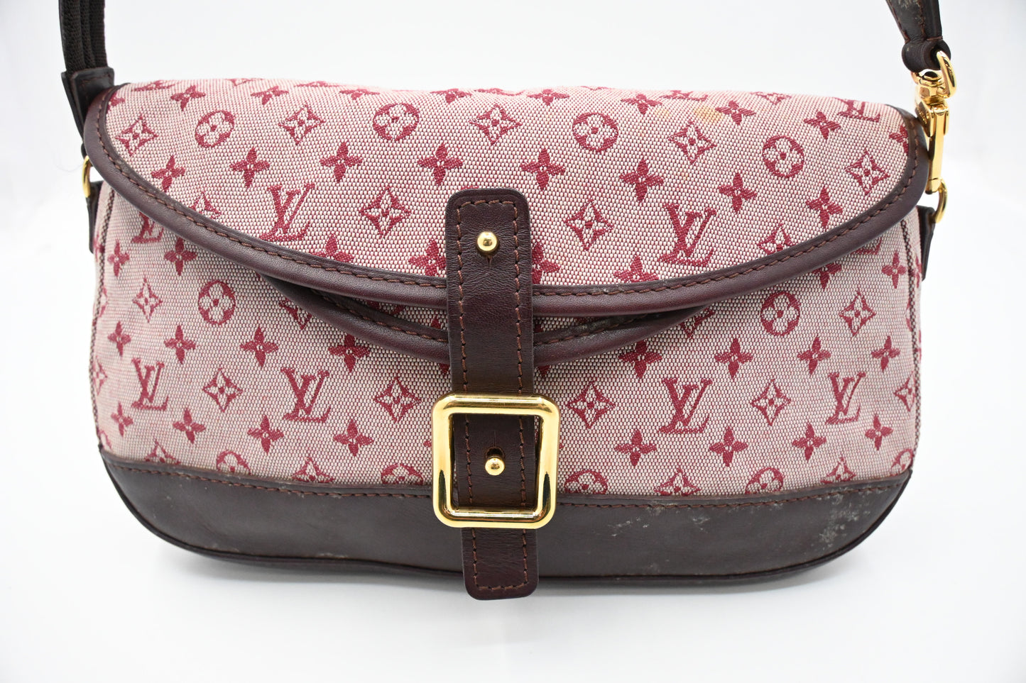 Louis Vuitton Marjorie in Cerise Mini Lin Canvas