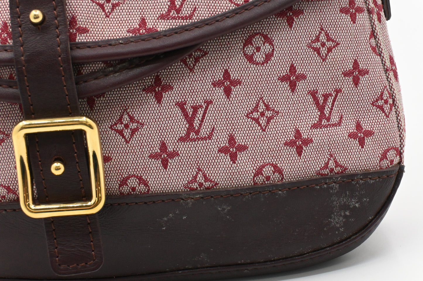 Louis Vuitton Marjorie in Cerise Mini Lin Canvas
