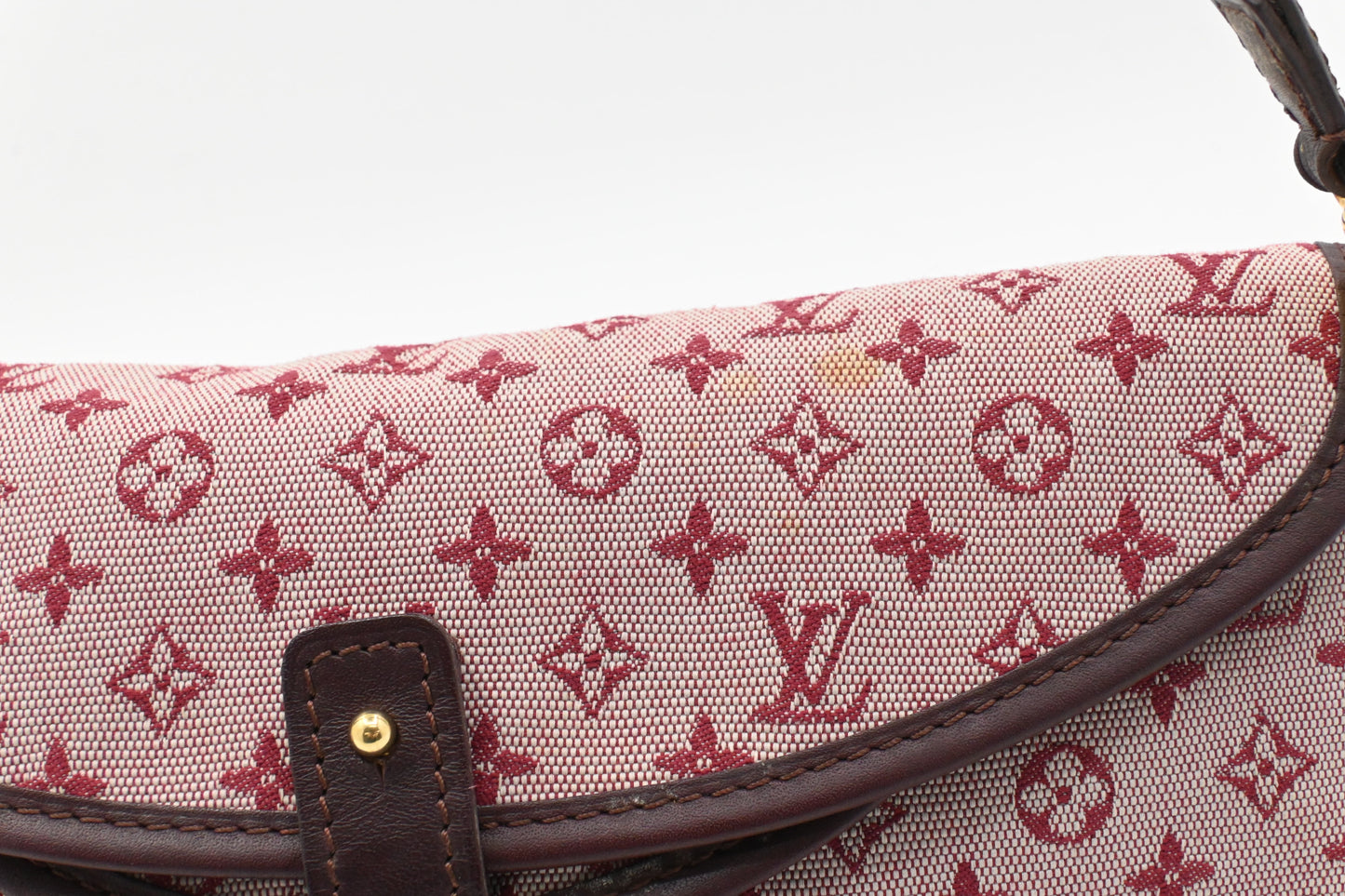 Louis Vuitton Marjorie in Cerise Mini Lin Canvas